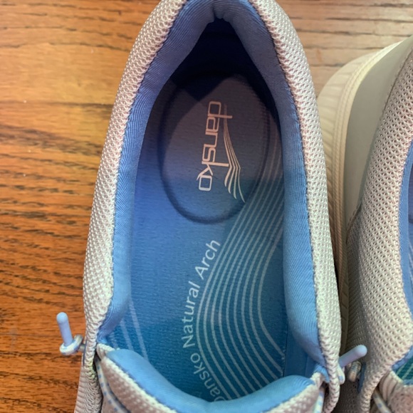 Marlee Dansko slip on grey and blue walking tennis shoes sneaker size 38 (7.5-8) - Picture 7 of 13